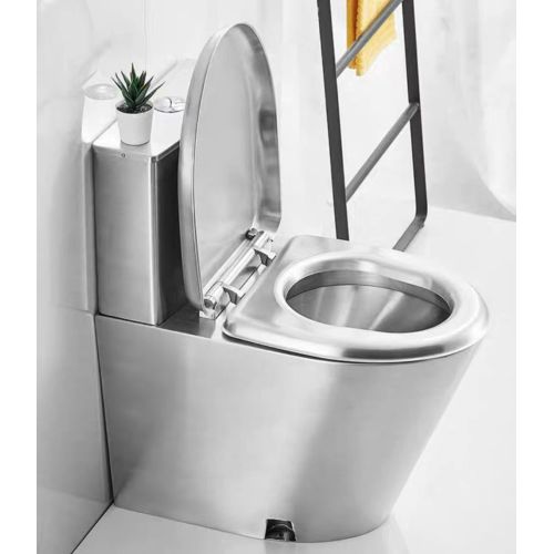 Toilettenschale aus Edelstahl