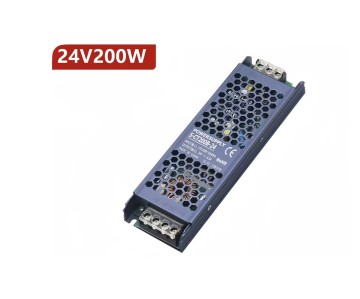 24V 200W LED Light Strip Module with Advertising Special Transformer and Low Voltage 24V Line Power Supply: High-Brightness Lighting Solution