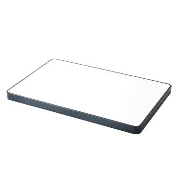 Plafonnier à LED carré ultra mince noir