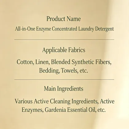 all-purpose enzyme concentrated laundry detergent