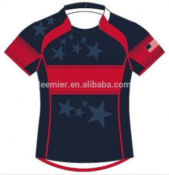 High quality custom made youth rugby shirts