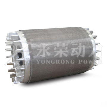 Stator core for motor with frame