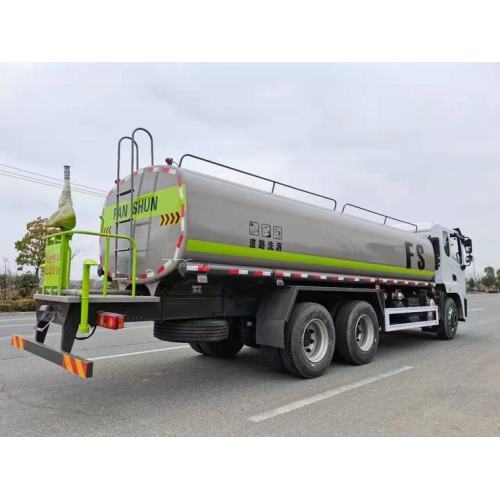 Camion réservoir d&#39;eau potable de 6x4 en acier inoxydable Dongfeng