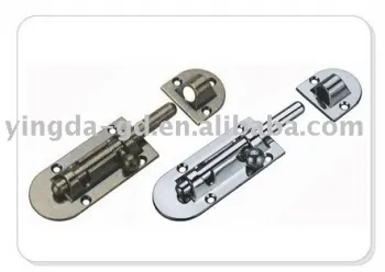 Zinc alloy barrel bolt for safety door gurantee