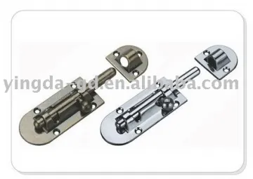 Zinc alloy barrel bolt for safety door gurantee