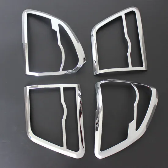 Chrome ABS Taillight Covers Trim for 2012-2014 Toyota Fortuner