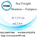 Shantou Port LCL Consolidação Para Tampico