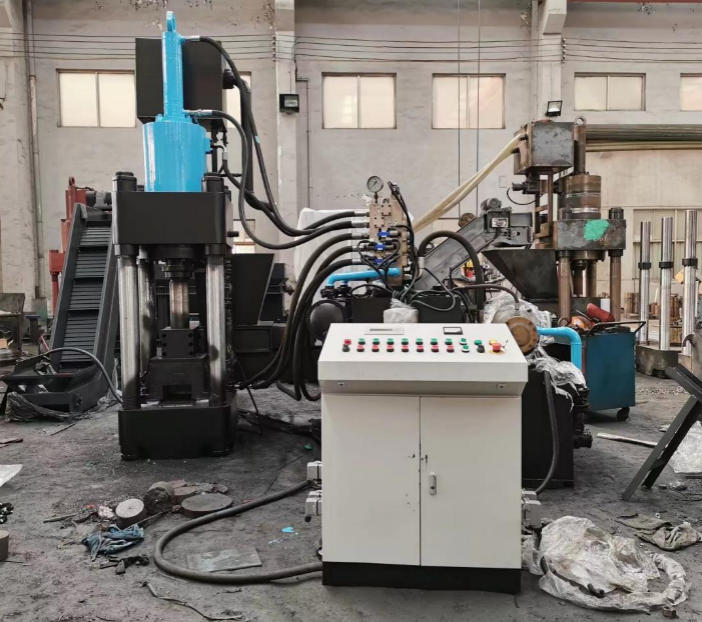 Aluminum Compacts Chips Block Making Machine Press