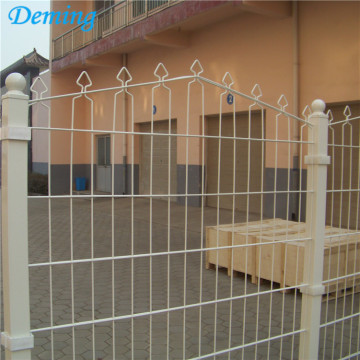 PE Coated Newest Design Metal Prestige Double Wire Fence