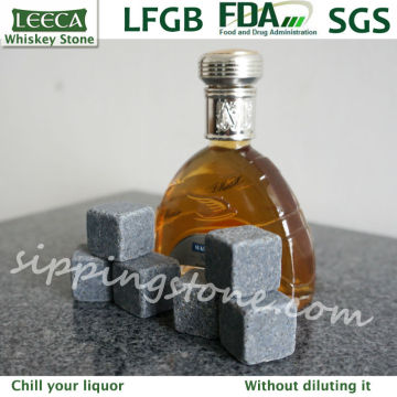 Pietra di ghiaccio del vino nero | Whisky Cool Stone | cubi di pietra rocciosa di whisky