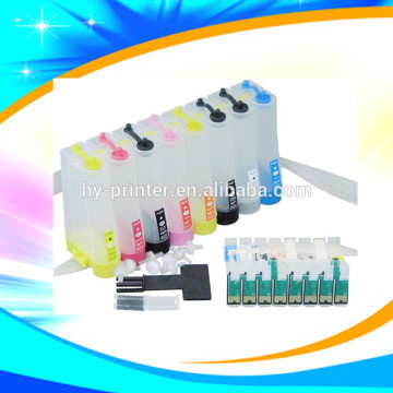 New Stylus Photo R1900 flatbed printer empty Continuous Ink Supply System CISS with chip for Eco-solvent ink