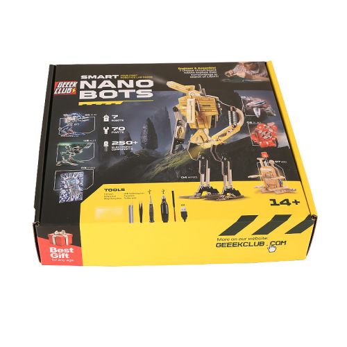 Strong Kraft Corrugated Board Game Packaging Custom Box