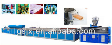 PP PVC wood plastic composite production line