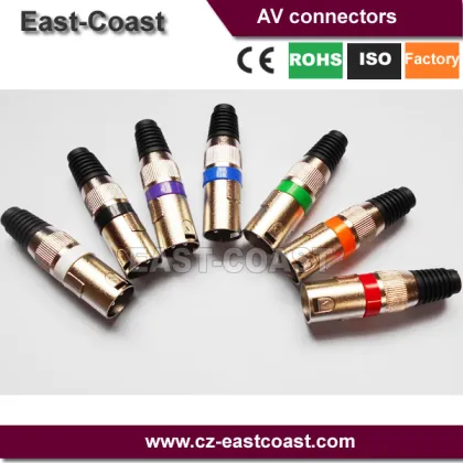 Preminum 3P cannon xlr audio connector