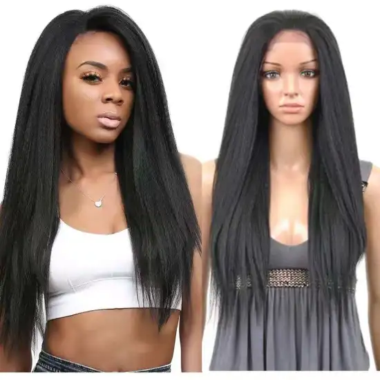 Cheap Kinky Straight Indian Virgin Human Hair Hd Full Lace Frontal Wig Vendor Natural Human Hair Lace Front Wig For Black Women