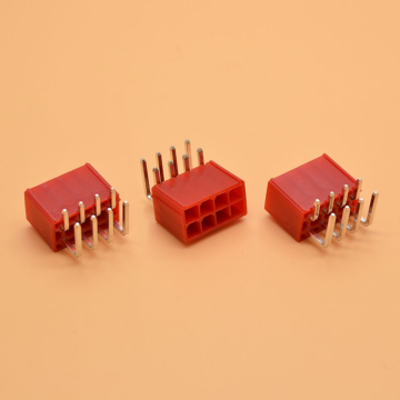 Encabezado de ángulo recto mx4.2, conector unificado rojo