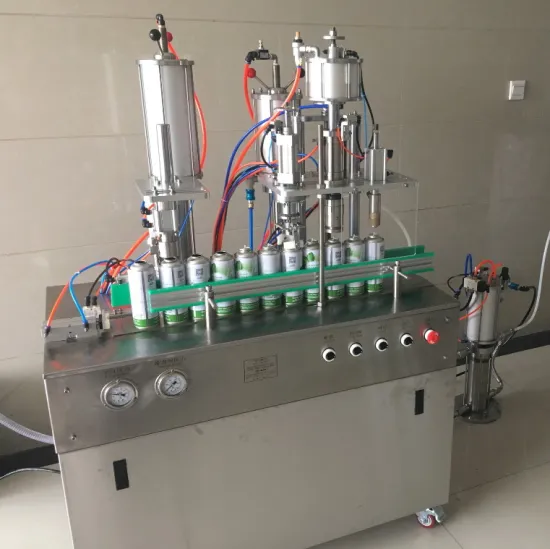 Full Automatic Aerosol Car Care Spray Can Filling Machine for Lubricate Spray
