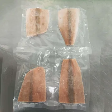 Sea Iqf Wild Alaska Salmon Portion Fresh Salmon Portion Skinless Pink Salmon Portion Supplier