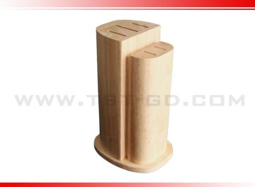 modern wooden knife block