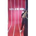 Stadium material running track rubber sports flooring