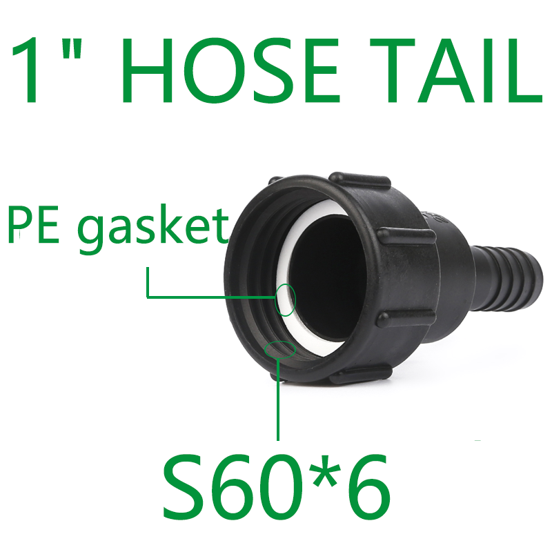 ibc pp swiveling hose shank