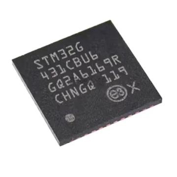 STM32G431CBU6 ARM CORTEX-M4F 32 بت متحكم ، 170 ميجا هرتز ، فلاش 128 كيلو بايت ، 48-UFQFPN