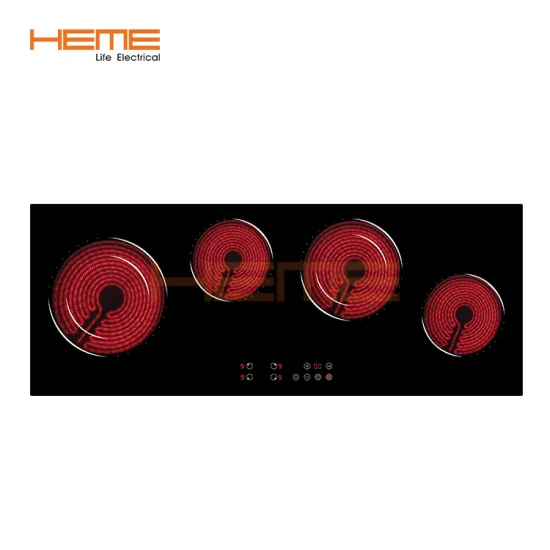 Ceramic 4 Burner Built-in Electric Cooker for Home Kitchens