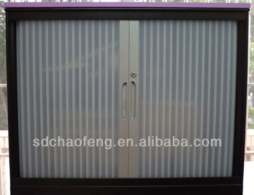 Plastic roller shutter of office cabinet