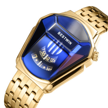 Bestwin 6615: Stylish Stainless Steel Band Men's Casual Quartz Watch - Luxury and Cool Design for Men