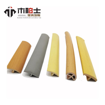 Borde de PVC para muebles en forma de T a presión