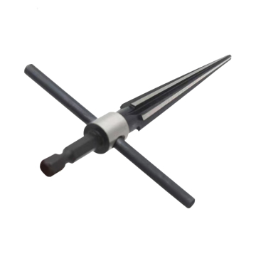 3-13mm T Handle Tapered 6 Fluted Chamfer Bit Bridge Pin Hole Reamer: High-Quality Hand-Held Tool for Precision Drilling
