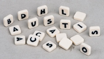 Educational Plastic Enghlish Letters Dice For Child