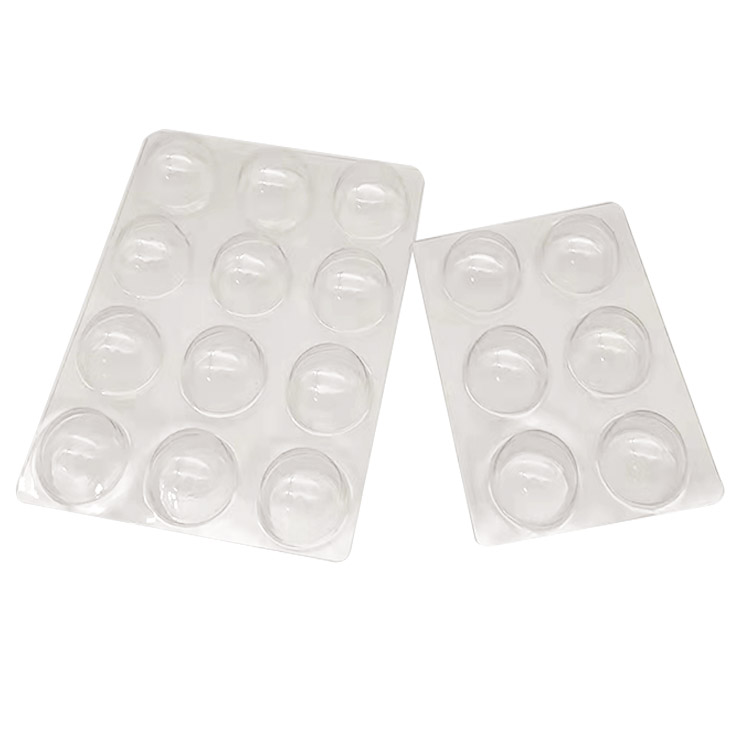 Clear Plastic Chocolate Blister cavity Tray Pack