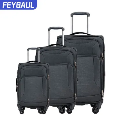 2020 Colorful soft luggage sets unique luggage sets fabric suitcase bag