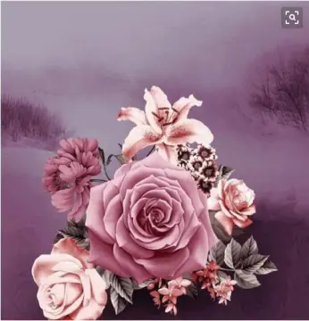 3d Print Bedding Sheet Rose 230cm Width Clothing Fabric