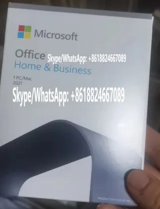 Office 2021 Home & business PC Key Code Key Card Retail Package