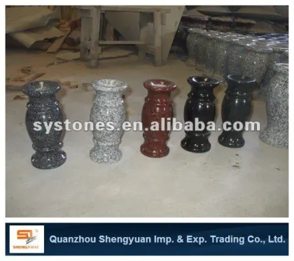 gravestone vases