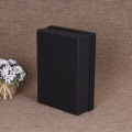 Högkvalitativ matt svart låda stämpellogotyp