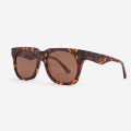 Sophisticated Square Acetate Male Sunglasses