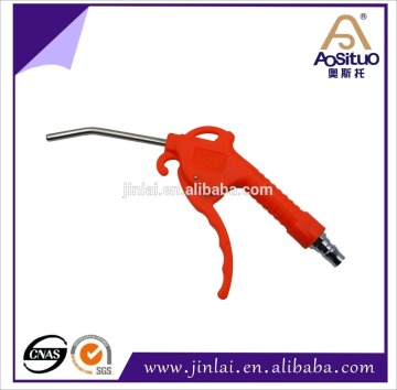 Factory outlet plastic short nozzle glass tool blowing gun with iron nozzle
