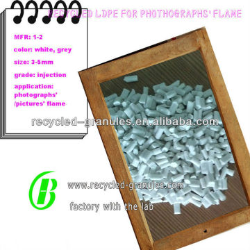 recycled LDPE for pictures/photos flame