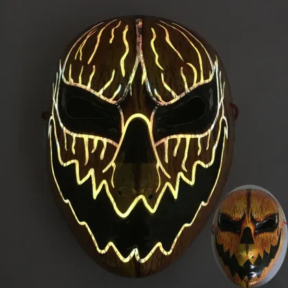 Halloween Luminous Horror Mask for Night Cycling