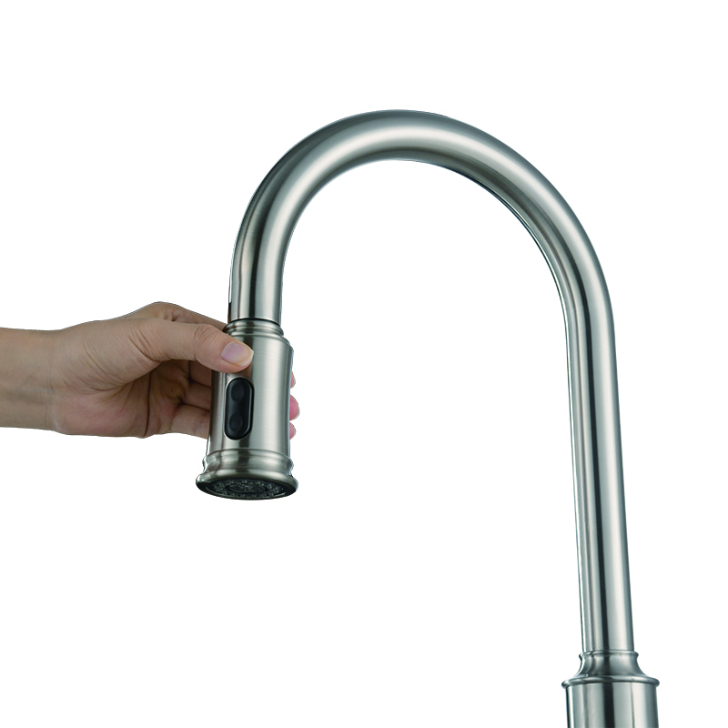 single handle 304# Stainless steel Kitchen faucet