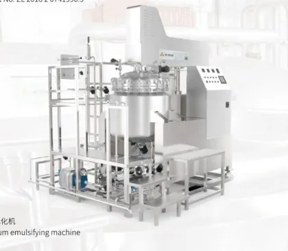 Automatic vacuum homogenizing emulsifier
