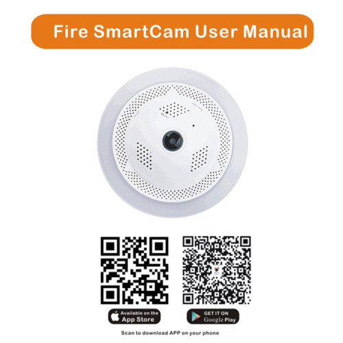 Fire Smoke/Dangerous Gas Alarm Wireless WiFi IP Camera