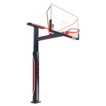 Nakapirming inground basketball hoop stand para sa paaralan