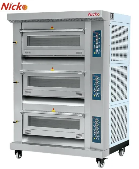 Wholesale 3 Deck 9 Tray Commercial Gas Baking Oven Bakery Bread Machine