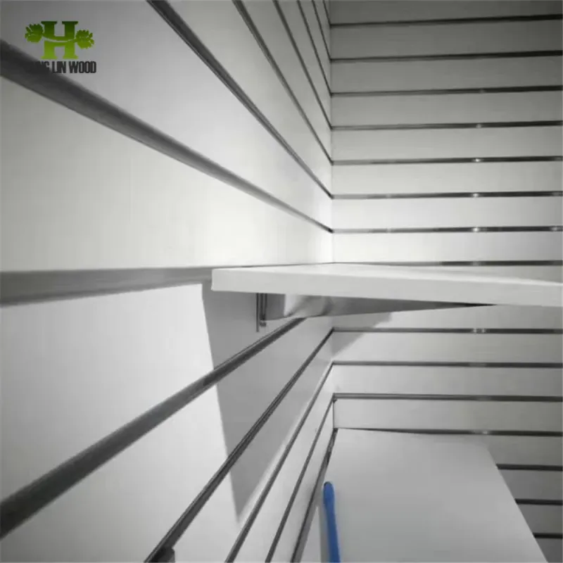 Melamine Grooved MDF for Display Furniture