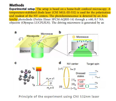 Nitrogen vacancy Center Detection