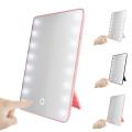 Makeup Mirror With 8/16 LEDs Cosmetic Mirror Touch Dimmer Switch Battery Operated Vanity Mirror Espejo With Stand For Tabletop